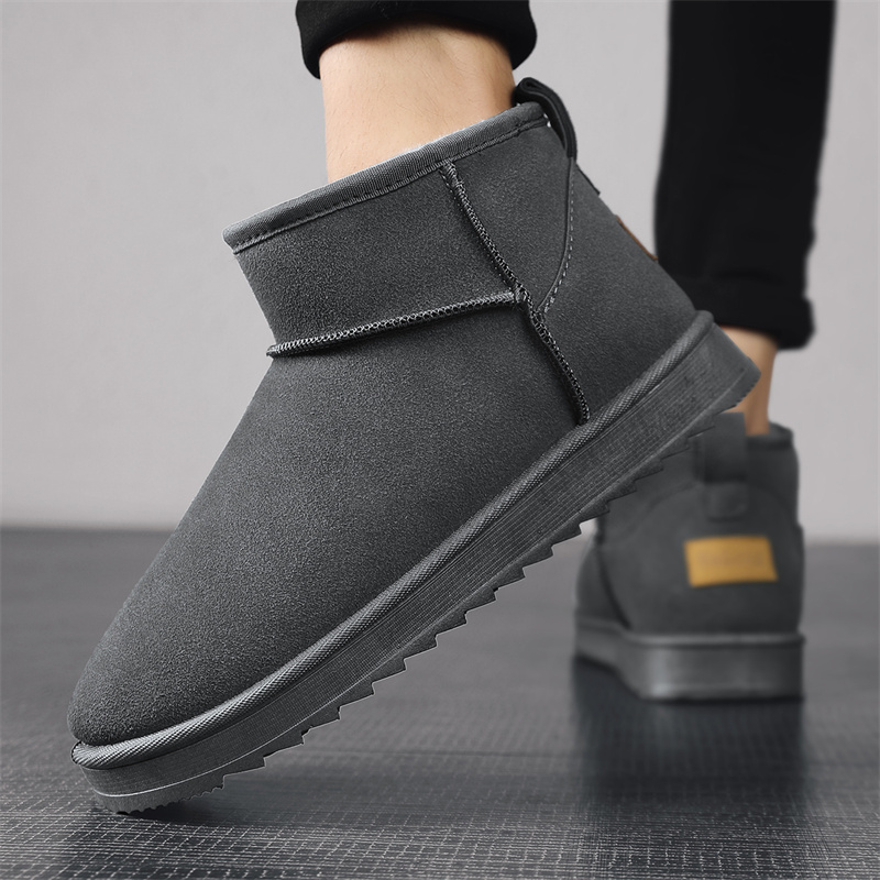 Sepatu Bot Mini Suede Cokelat  - Street Fashion Online ulasan dan harga