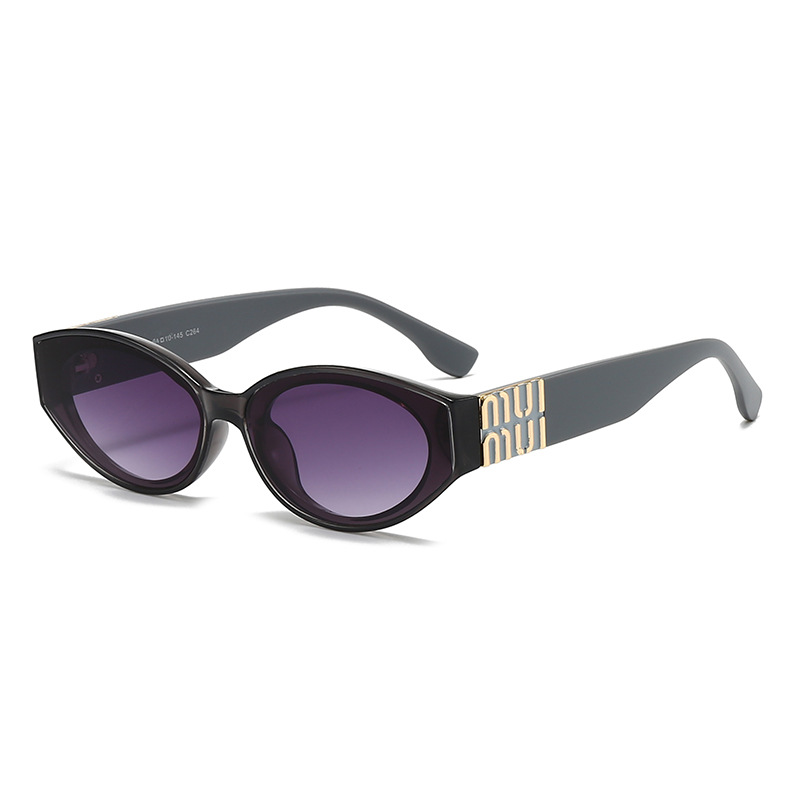 Kacamata hitam oval model huru - Street Fashion Online ulasan dan harga