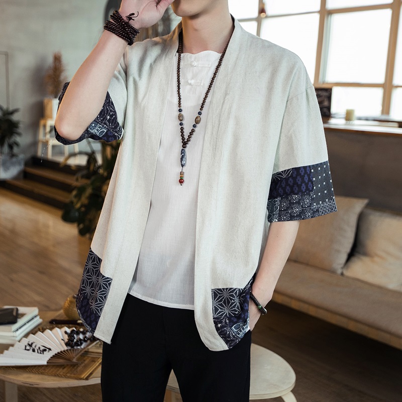 Kimono Jepang Cardigan Pria St - Street Fashion In Japan ulasan dan harga
