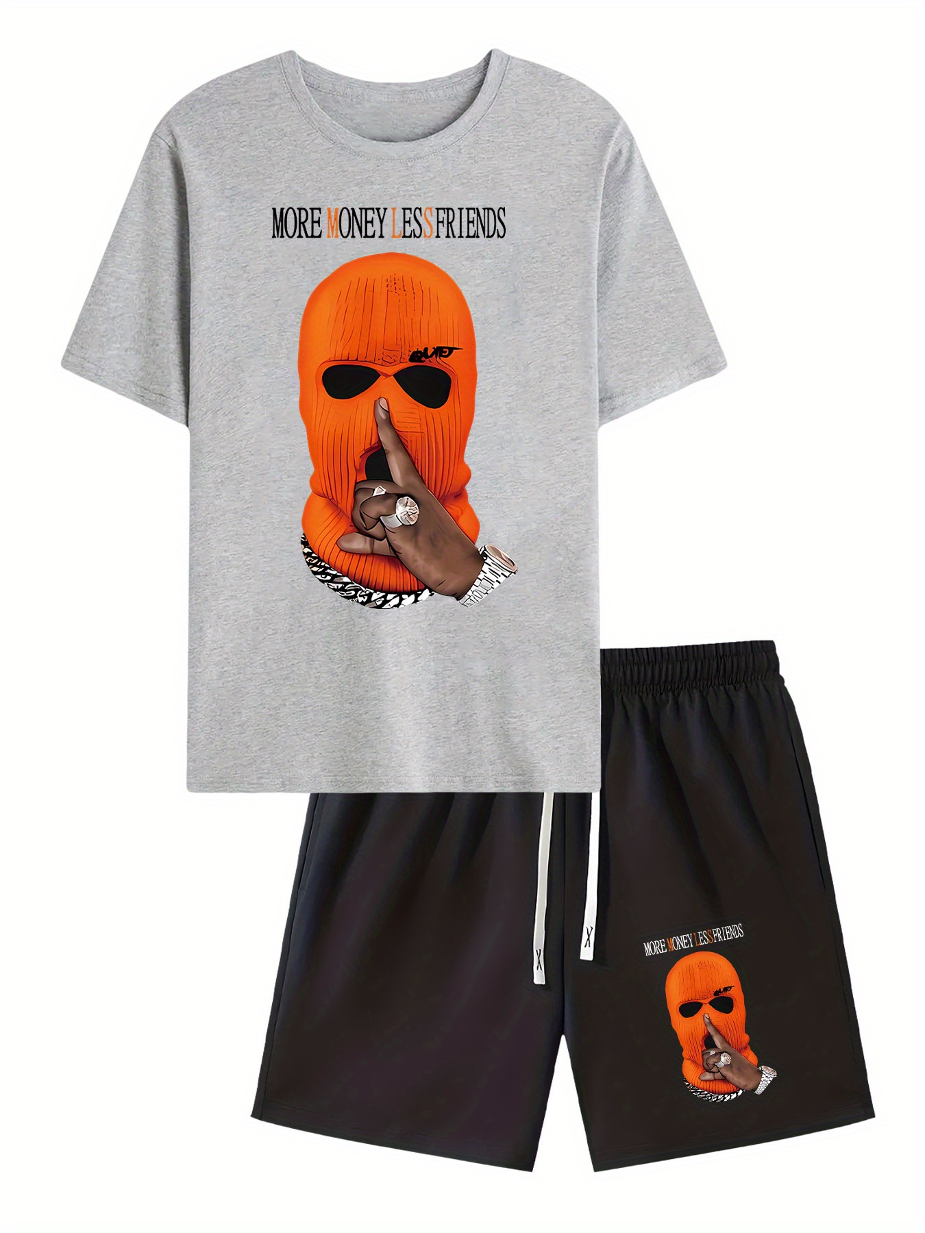 Setelan Kaos Pendek dan Celana - Street Fashion Male ulasan dan harga