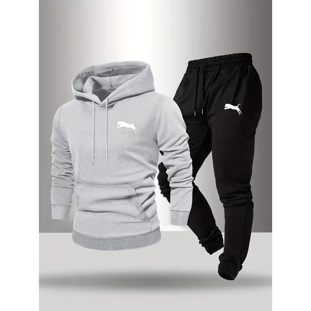 Setelan Hoodie & Celana Pria T - Street Fashion Male ulasan dan harga
