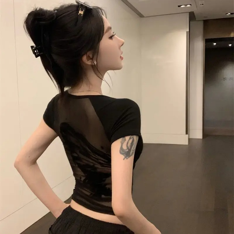 Kaus Lengan Pendek untuk Wanit - Street Fashion Reviews ulasan dan harga